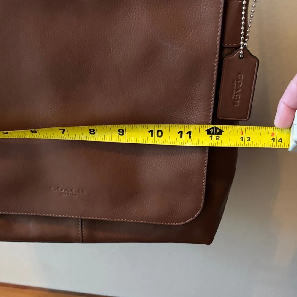 Coach Brown Leather Messanger Bag